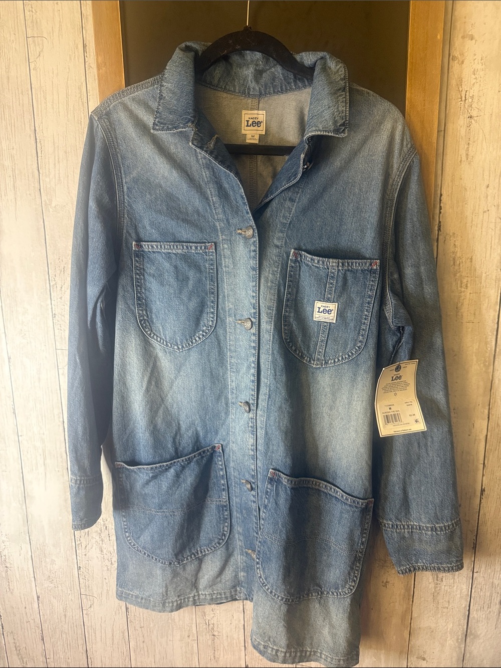 NWT Lee x Kacey Musgraves Denim Chore Dress Jacket M